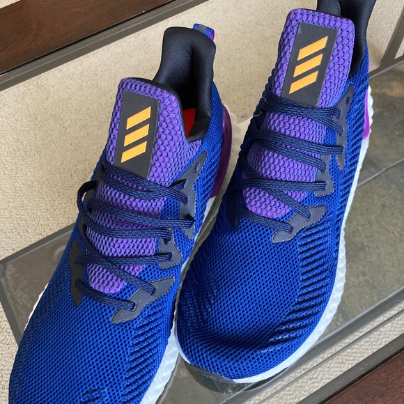 adidas blue and purple shoes